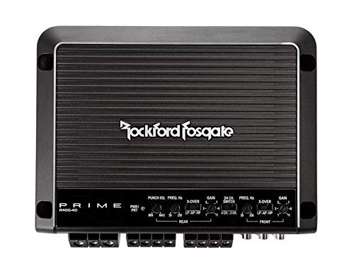 Rockford Fosgate R400-4D 400W 4 Channel Car Audio Amplifier + 4 Gauge Amp Kit Rockford Fosgate R400-4D 400W 4 Channel Car Audio Amplifier + 4 Gauge Amp Kit